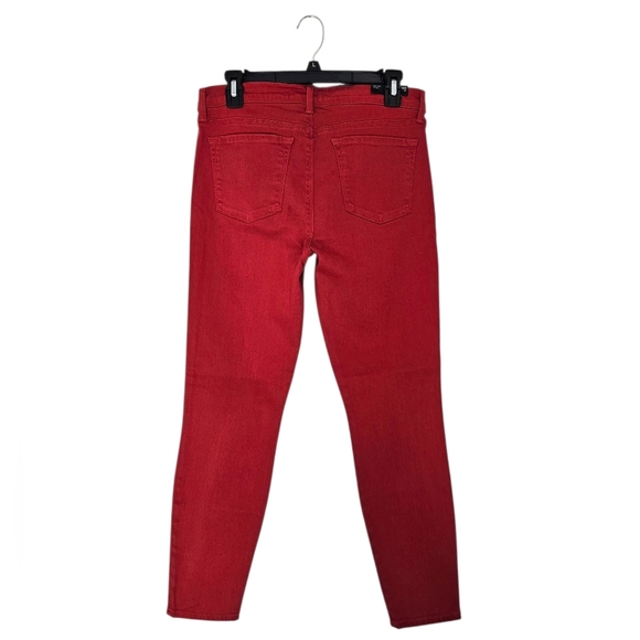 J Brand Skinny Crop Low Rise Red Jeans 30 NWT - Picture 2 of 10